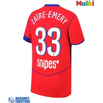Paris Saint-Germain Warren Zaire-Emery #33 Rezervni Dres 2025-26 Kratak Rukav